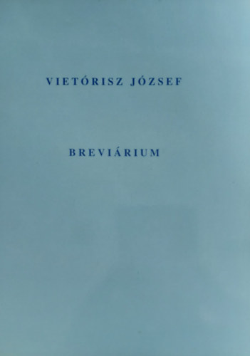 Vietórisz József - Breviárium (Vietórisz)