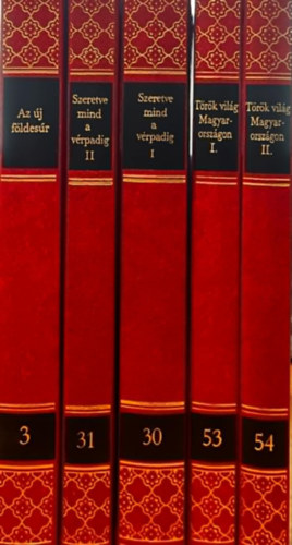 Jókai Mór - Jókai Mór munkái - gyűjteményes díszkiadás (3, 30, 31, 53, 54)