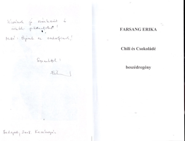 Farsang Erika - Chili �s csokol�d�