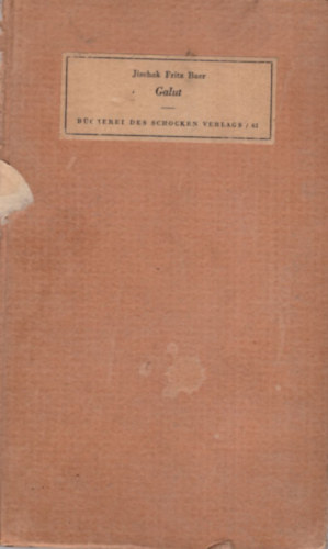 Jizchak Fritz Baer - Galut - német nyelvű