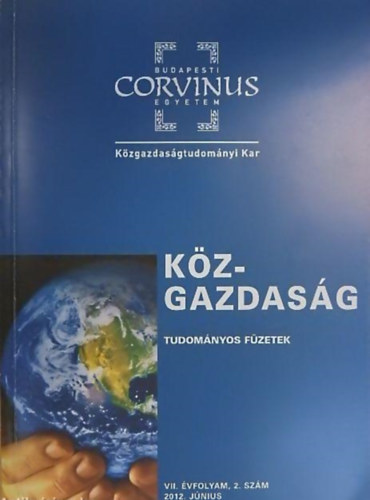 K�z-gazdas�g - Tudom�nyos f�zetek - VII. �vfolyam, 2. sz�m - 2012. j�nius