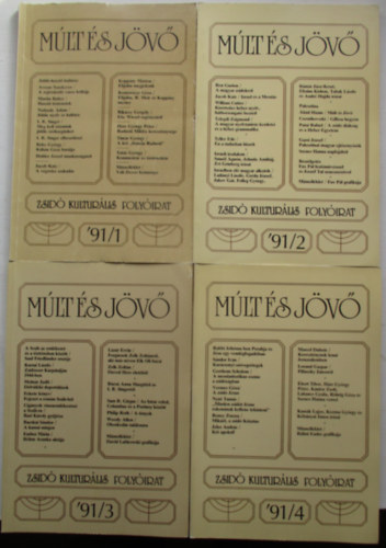 M�lt �s j�v� (zsid� kultur�lis foly�irat 1991/1-4)