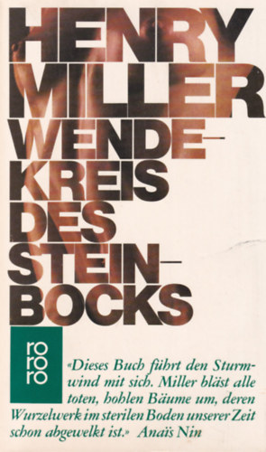 Henry Miller - Wendekreis des Steinbocks