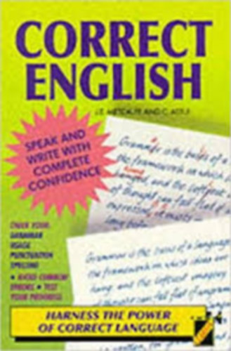 J. E. Metcalfe and C. Astle - Correct English