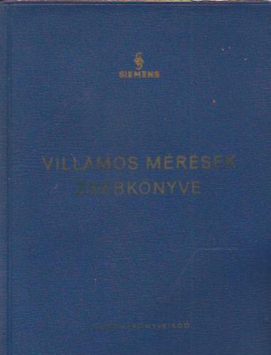 Jur�n Gy�rgy (ford.) - Villamos m�r�sek zsebk�nyve