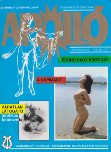 Szente Pál (szerk.) - Apolló (Az öntudatos férfiak lapja) I. évf. 1. szám