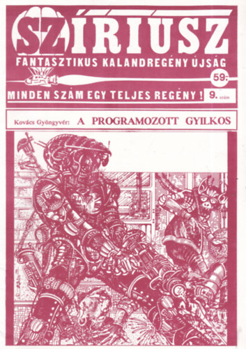 Kovács Gyöngyvér - A programozott gyilkos (Szíriusz fantasztikus k.újság)