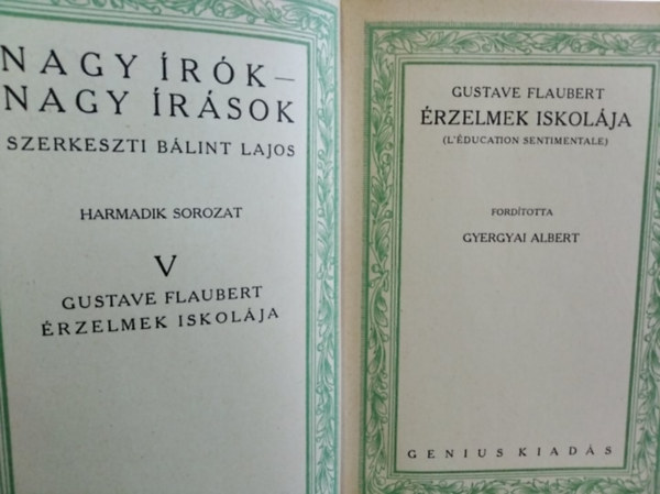 Gustave Flaubert - �rzelmek iskol�ja