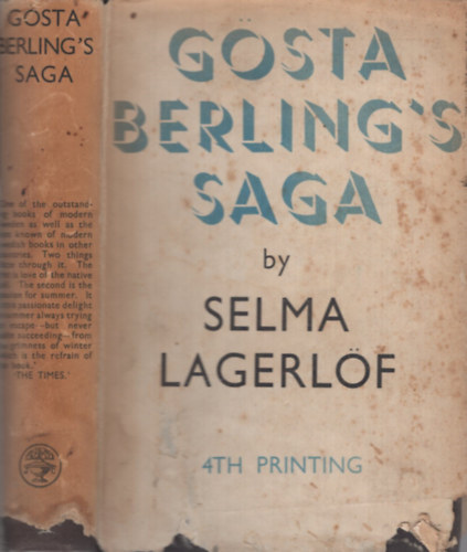 Selma Lagerl�f - G�sta Berling's Saga