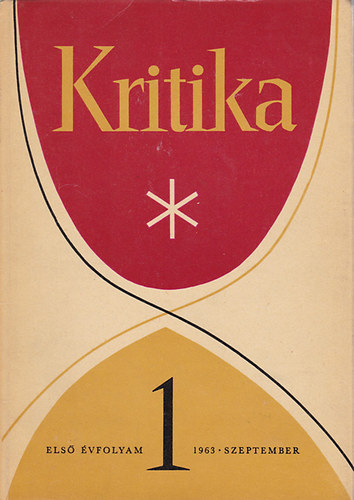 Kritika I. évf. 1. szám (1963 szeptember)