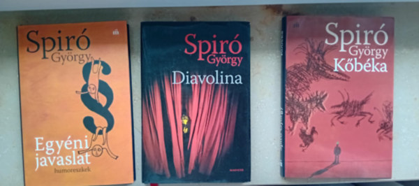 Spir Gyrgy - 3 db knyv, Egyni javaslat,Diavolina,Kbka