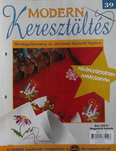 Modern Keresztöltés 39. - Mintagyűjtemény és útmutató lépésről lépésre