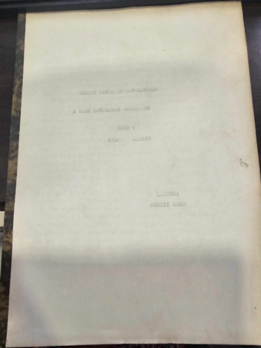 B�r� Margit - Keleti n�pek �s m�velts�gek : A Gr�z m�velts�g t�rt�nete  [ELTE Bels�-�zsiai Tansz�k]