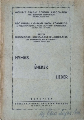 Hymns - �nekek - Lieder