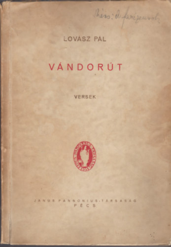 Lovász Pál - Vándorút