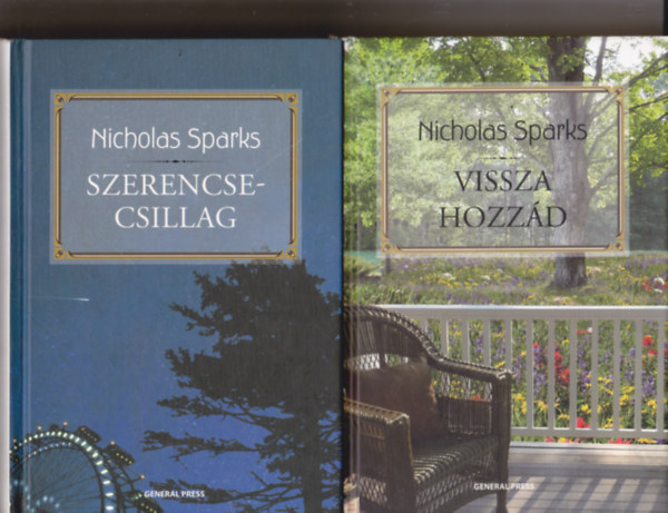 Nicholas Sparks - 2 db Nicolas Sparks m: Szerencsecsillag + Vissza hozzd