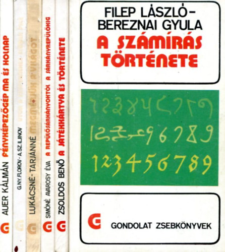 Tbb szerz - 6 db Gondolat zsebknyv