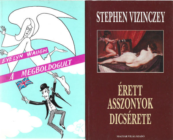 2 db k�nyv, Evelyn Waugh: A megboldogult, Stephen Vizinczey: �rett asszonyok dics�rete