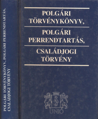 Polgri trvnyknyv, polgri perrendtarts, csaldjogi trvny (szerkeszts lezrva: 1995. augusztus 15)