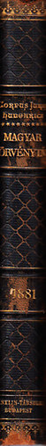 Dr. M�rkus Dezs� szerk. - 1881. �vi t�rv�nyczikkek (Magyar T�rv�nyt�r- Corpus Juris Hungarici)