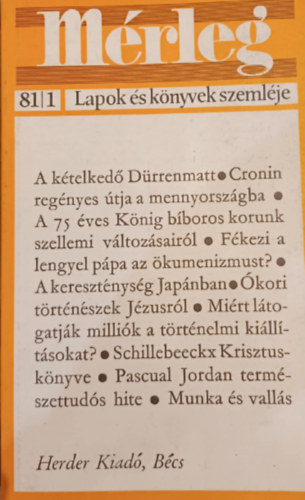 Mrleg 1981/1.