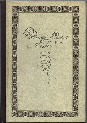 Berzsenyi D�niel - Berzsenyi D�niel versei (Mer�nyi Oszk�r tanulm�ny�val)