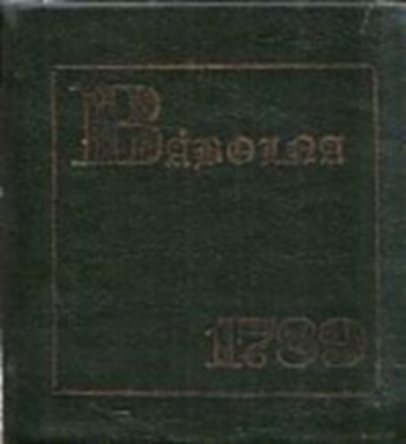 Bbolna 1789 (szmozott miniknyv) (kszlt 120 pldnyban, a Bg zemi nyomdjban)