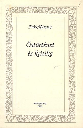 Fi�k K�roly ford. - �st�rt�net �s Kritika