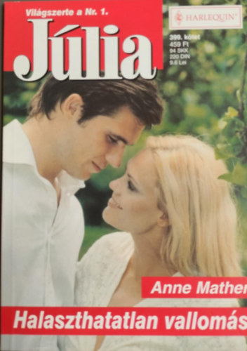 Anne Mather - Halaszthatatlan vallom�s (J�lia 399, k�tet)