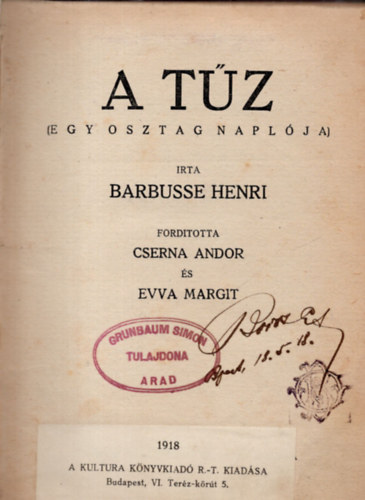 Henri Barbusse - A tz