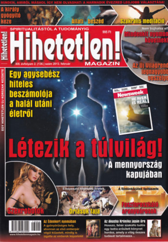 Hihetetlen! magazin - XIII. vfolyam 2. (136.) szm, 2013. februr
