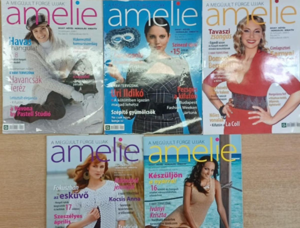 Tiszttartó Johanna (főszerk.) - A megújult Fürge Ujjak - Amelie (5 szám): 2009/1-5. számok