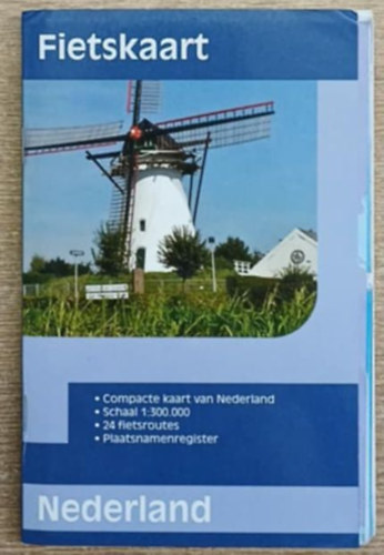 Fietskaart - Nederland 1:300.000