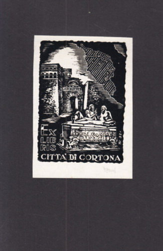 Ex Libris - Citt� di Cortona (eredeti nyomat)