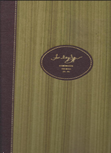 Joseph Haydn - Joseph Haydn Symphonie Fis-Moll (No.45) (Abschieds-Symphonie) Partitur