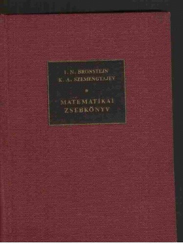 Szemengyajev-Bronstejn - Matematikai zsebknyv