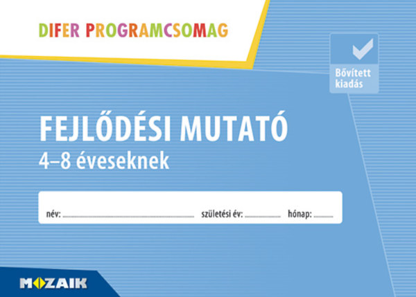 Dr. Nagy József - DIFER - Fejlődési mutató