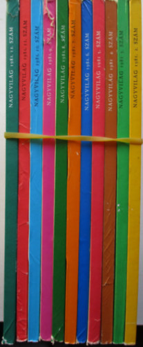 Nagy világ világirodalmi folyóirat 1981/11 db (1db hiányzik)