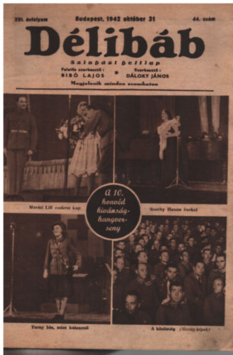Bib� Lajos, D�loky J�nos - D�lib�b - 1942. okt�ber 31. (44. sz�m)