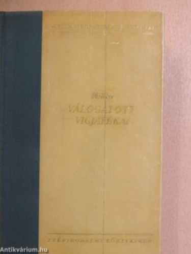 Moliére - Moliére válogatott vígjátékai I-II.