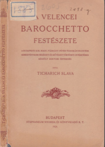 Ticharich Slava - A velencei Barocchetto festszete