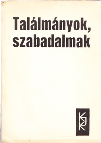 Gazda-Kvesdi-Vida - Tallmnyok, szabadalmak (Dediklt)