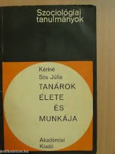 S�s J�lia - tan�rok �lete �s munk�ja