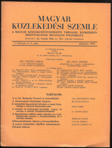 ifj. Gonda B�la - Magyar K�zleked�si szemle I. �vfolyam 2-3. sz�m
