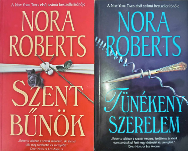 Nora Roberts - Szent bűnök + Tünékeny szerelem (D.C. Nyomozók sorozat I-II.)