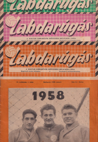 Barcs Sndor  (szerk.) - Labdargs 1958. vf. ( Teljes, 1-12. szm )