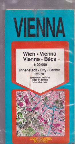 Bcs - Wien - Vienna trkp 1:20 000 / City map /Stadtplan