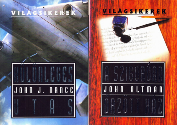 John Altman John J. Nance - 2 db Krimi : A szigoran rztt hz + Klnleges utas