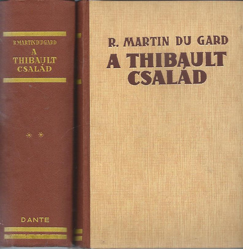 Roger Martin Du Gard - A Thibault csal�d I-II.