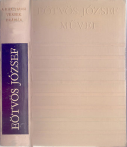 E�tv�s J�zsef - A karthausi-Versek-Dr�m�k